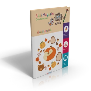 Őszi Szöszölő Boxi Magazin  - mese, vers, fejlesztő feladat, barkács sablon óvodásoknak (ebook)