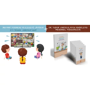 Instant poharas játékok - videó sorozat + Dr. Tudorka Játékos kísérletei óvodásoknak mesékkel  Instant poharas játékok - videó sorozat + Dr. Tudorka Játékos kísérletei óvodásoknak mesékkel