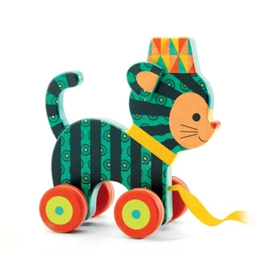 A bájos kiscica, Neko - húzható játék - DJECO A bájos kiscica, Neko - húzható játék - DJECO