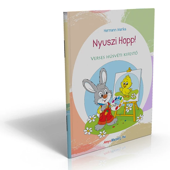 Nyuszi hopp! verses húsvéti kifestő