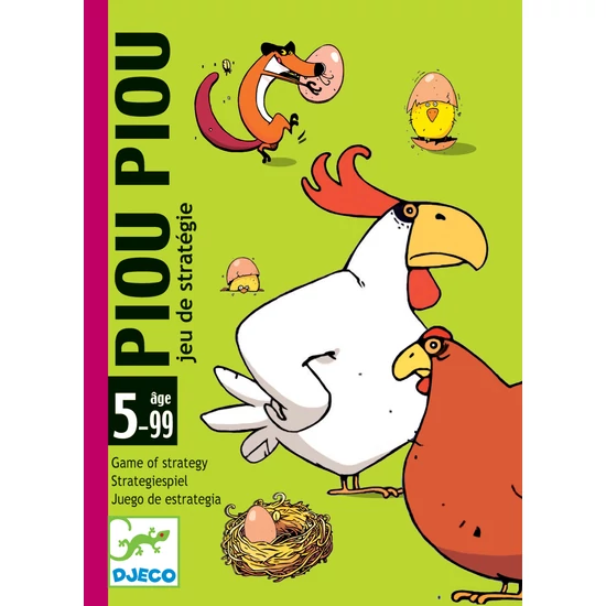 Piou Piou kártyajáték a családnak - DJECO