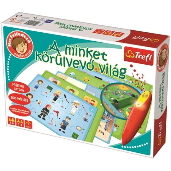 Kis felfedező - A világ körülöttünk - Oktató társasjáték varázstollal Kis felfedező - A világ körülöttünk - Oktató társasjáték varázstollal